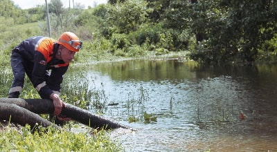 Очистка водоемов в Ликино-Дулёво